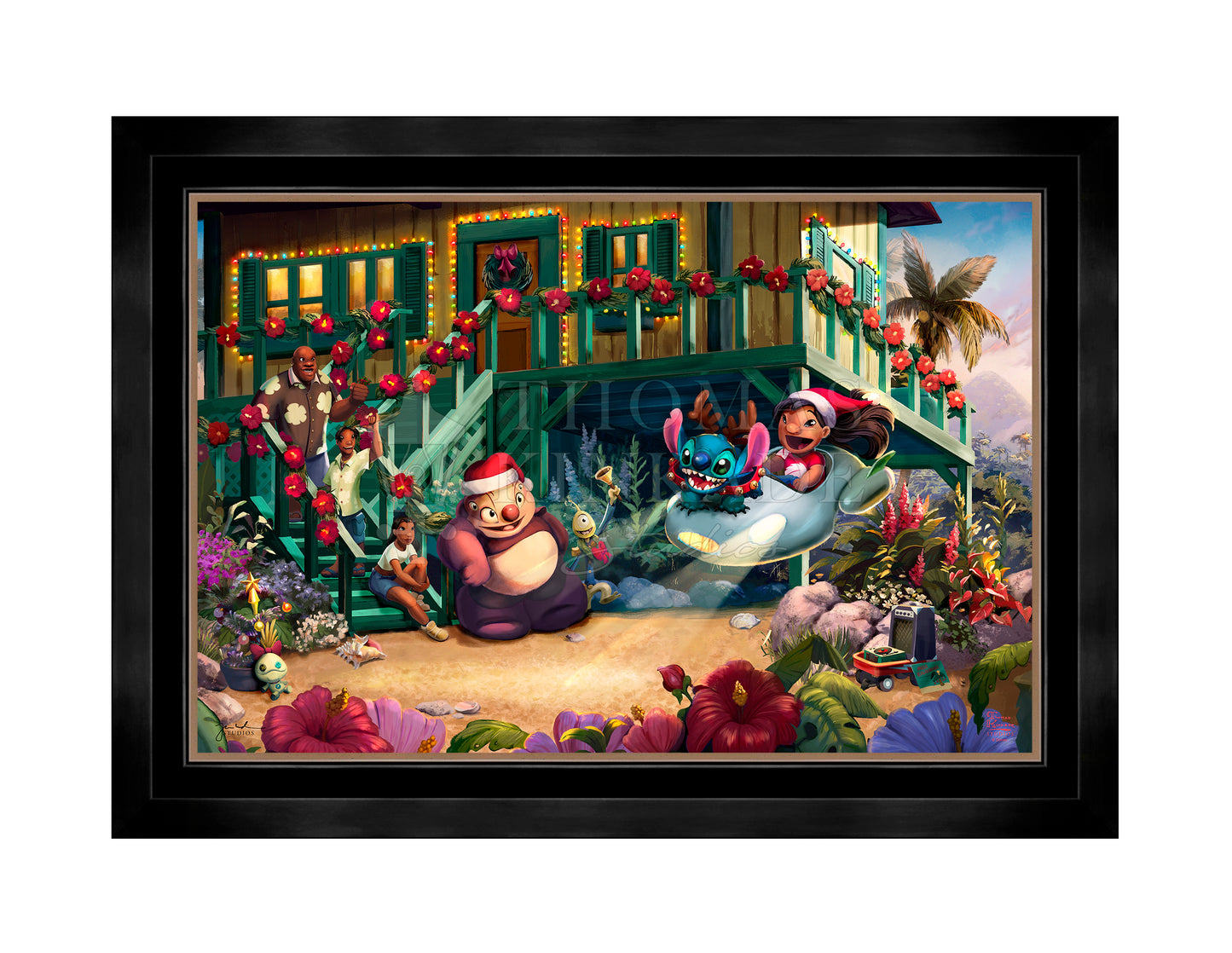 Disney Lilo and Stitch Aloha Christmas - Limited Edition Canvas