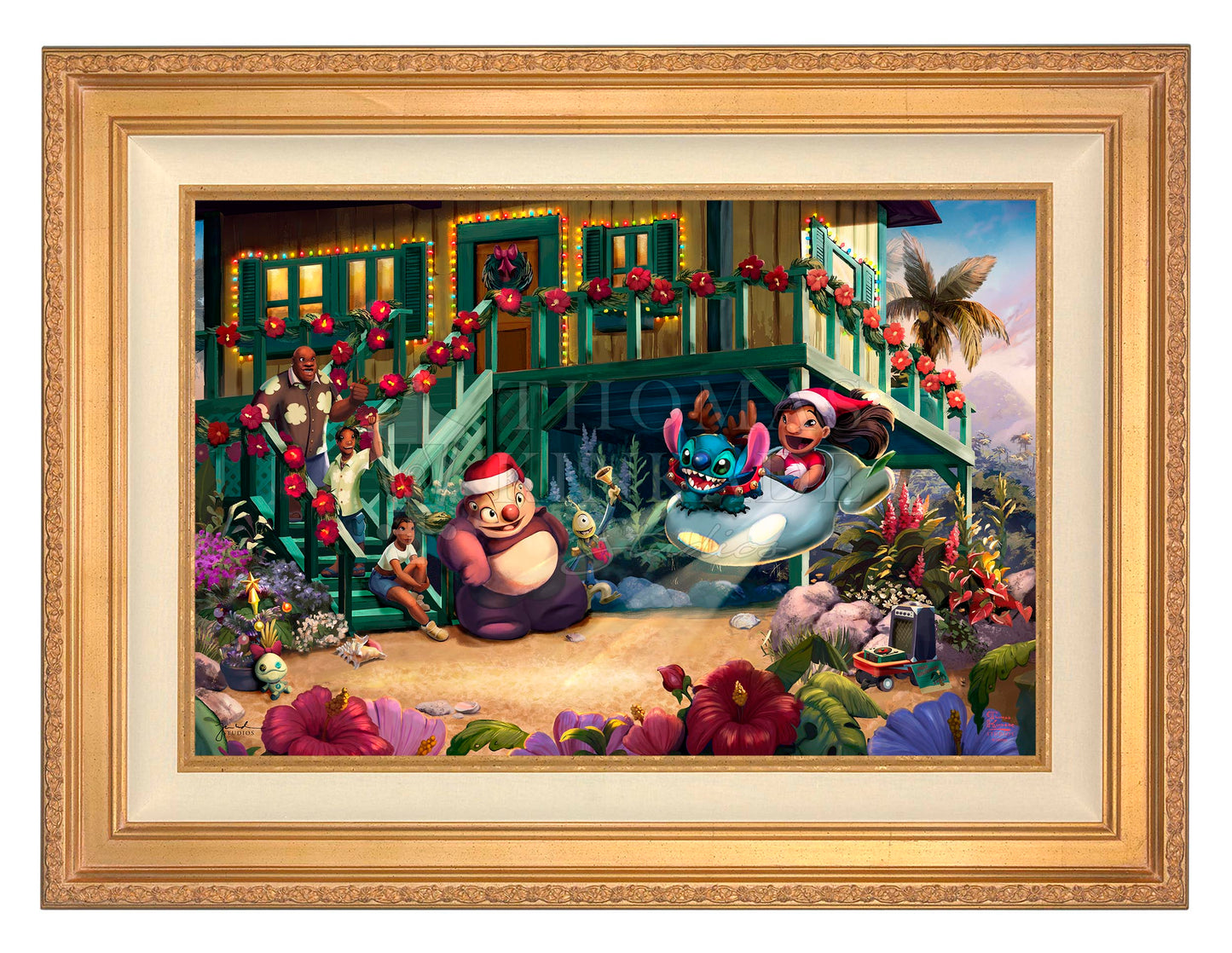 Disney Lilo and Stitch Aloha Christmas - Limited Edition Canvas