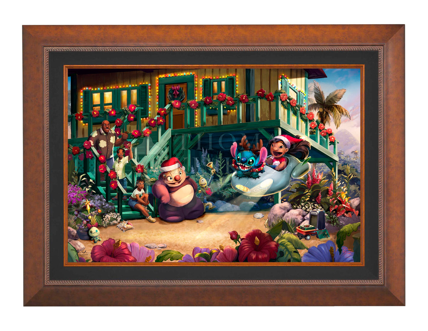 Disney Lilo and Stitch Aloha Christmas - Limited Edition Canvas