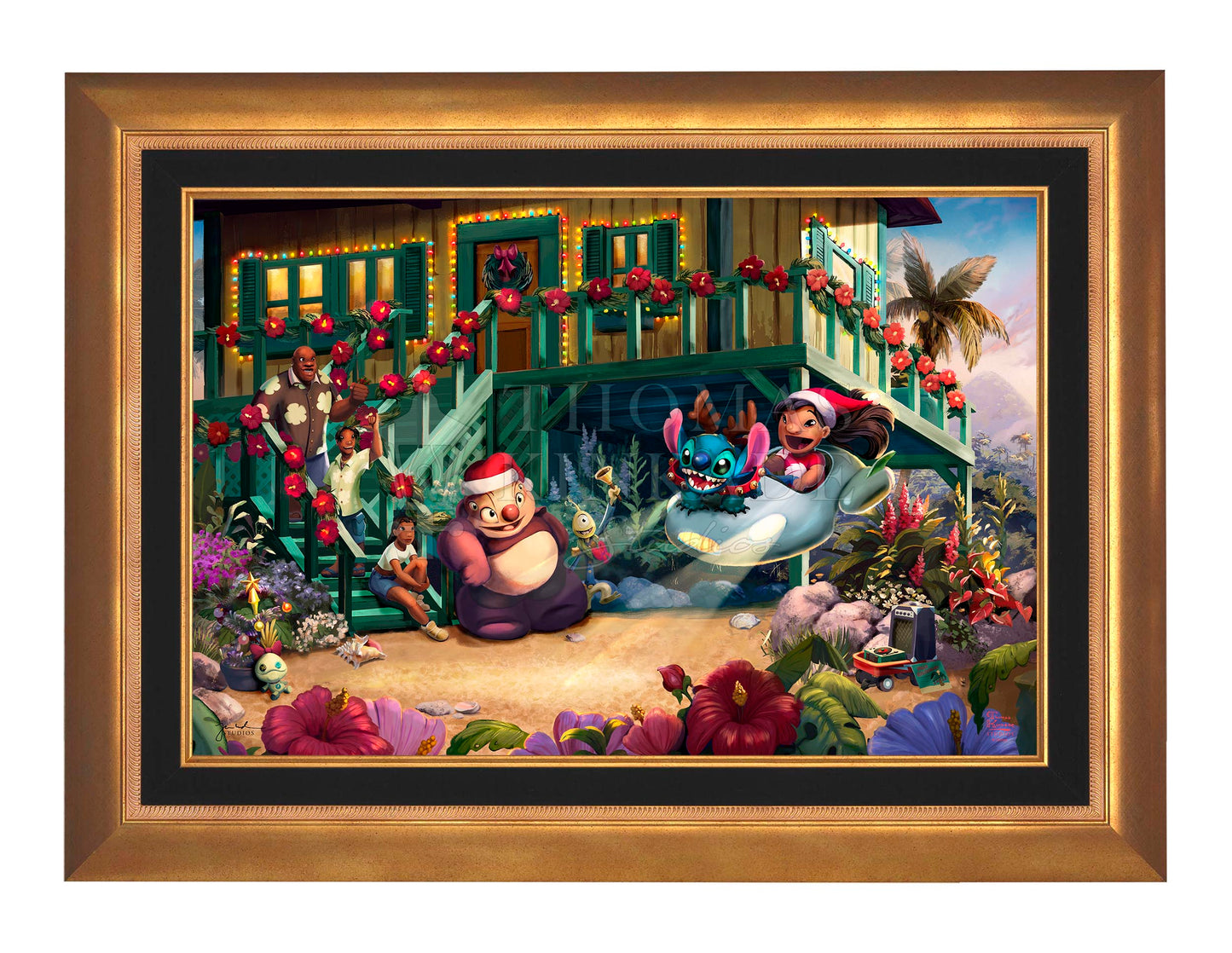 Disney Lilo and Stitch Aloha Christmas - Limited Edition Canvas
