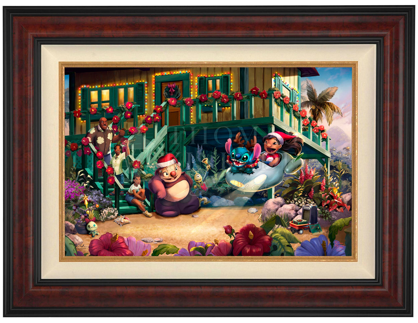 Disney Lilo and Stitch Aloha Christmas - Jewel Edition Art