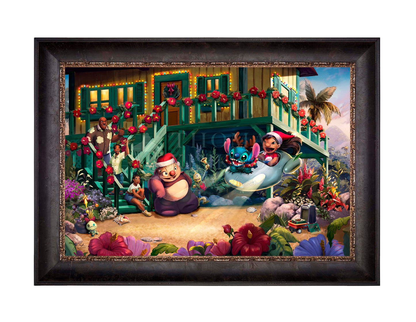 Disney Lilo and Stitch Aloha Christmas - Limited Edition Canvas