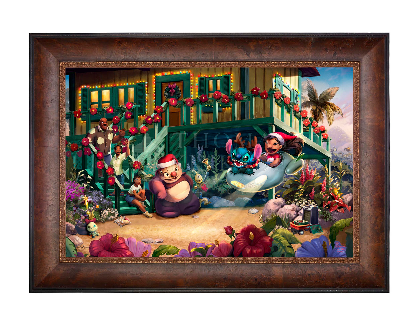 Disney Lilo and Stitch Aloha Christmas - Limited Edition Canvas