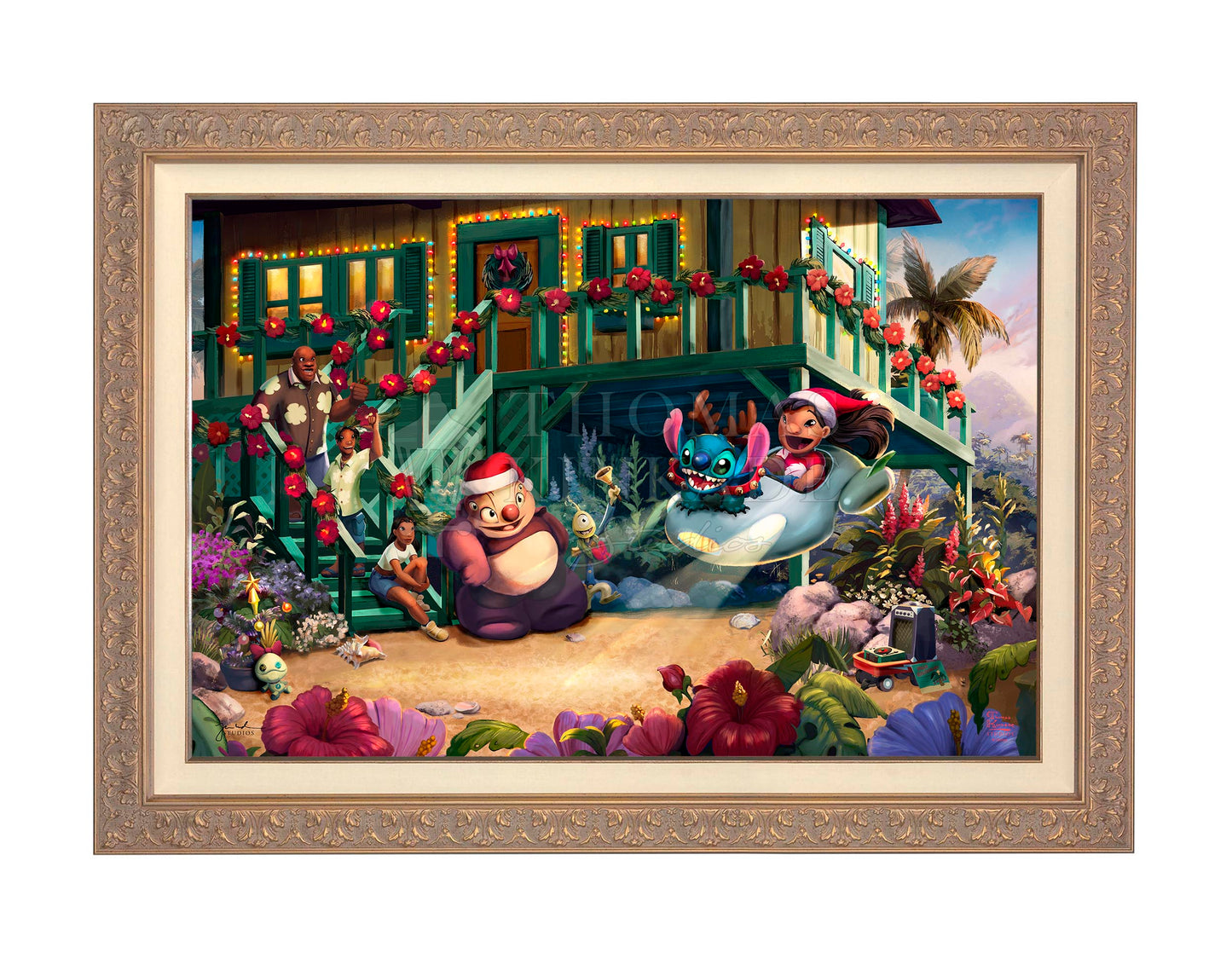 Disney Lilo and Stitch Aloha Christmas - Limited Edition Canvas