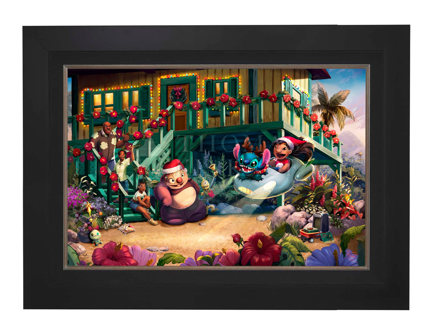 Disney Lilo and Stitch Aloha Christmas - Limited Edition Canvas