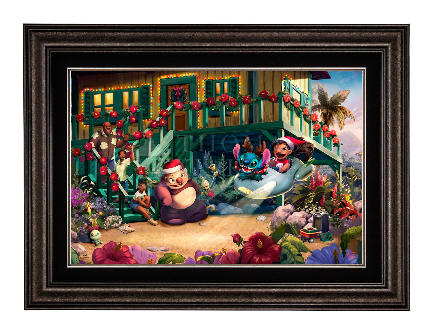 Disney Lilo and Stitch Aloha Christmas - Limited Edition Canvas