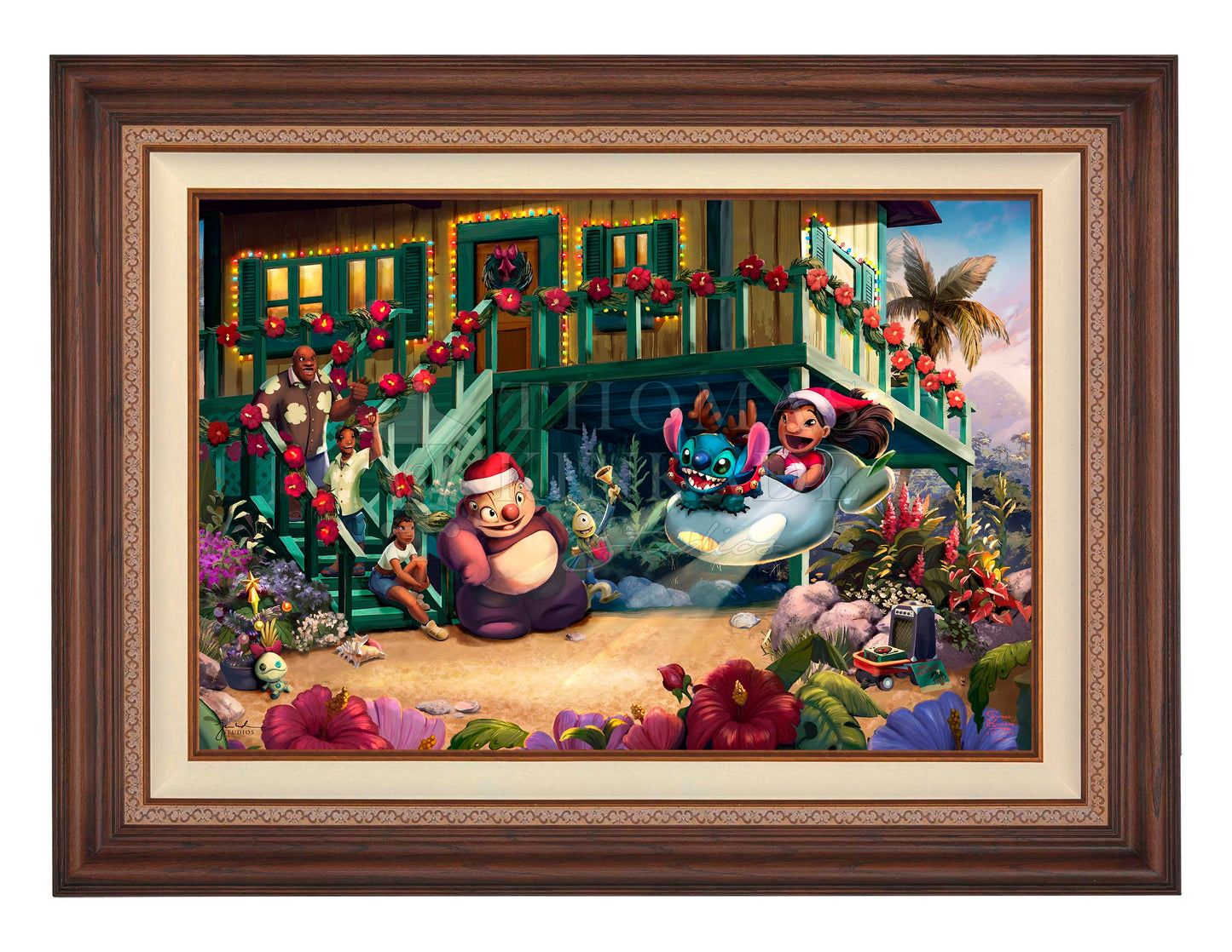 Disney Lilo and Stitch Aloha Christmas - Limited Edition Canvas
