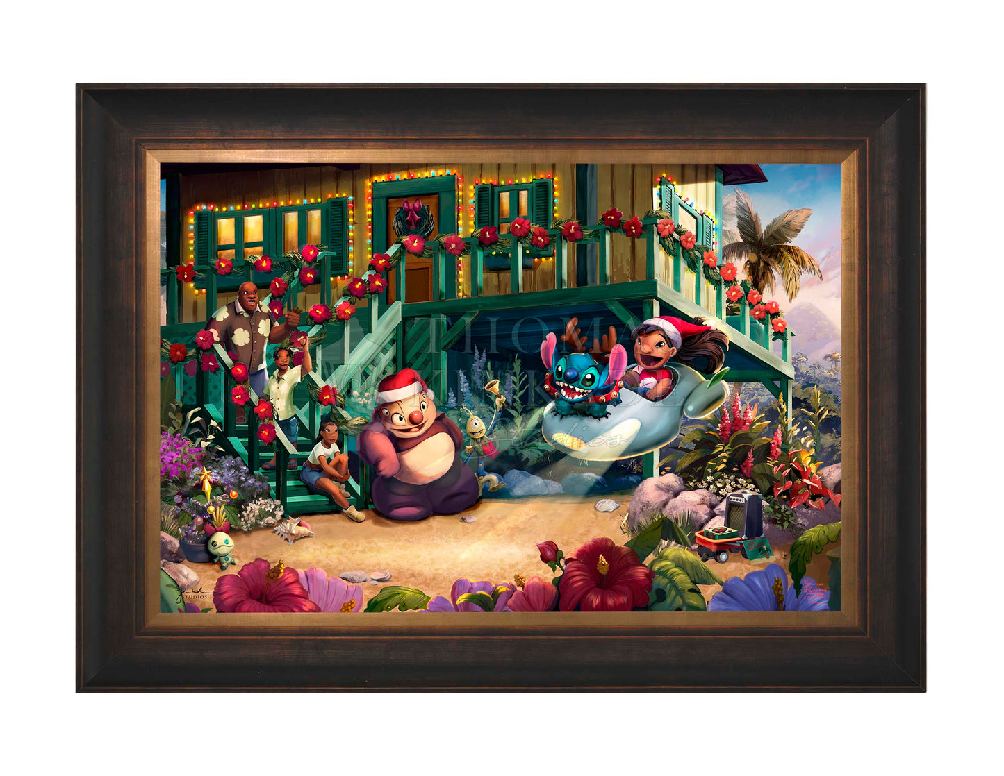 Disney Lilo and Stitch Aloha Christmas - Limited Edition Canvas