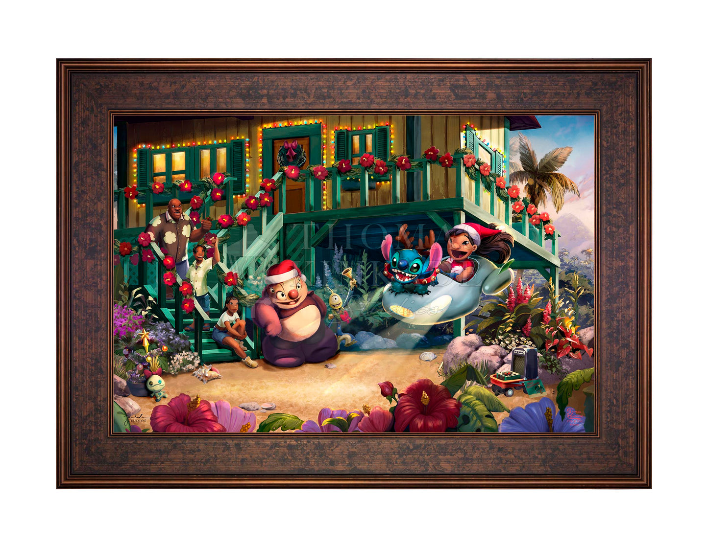 Disney Lilo and Stitch Aloha Christmas - Limited Edition Canvas
