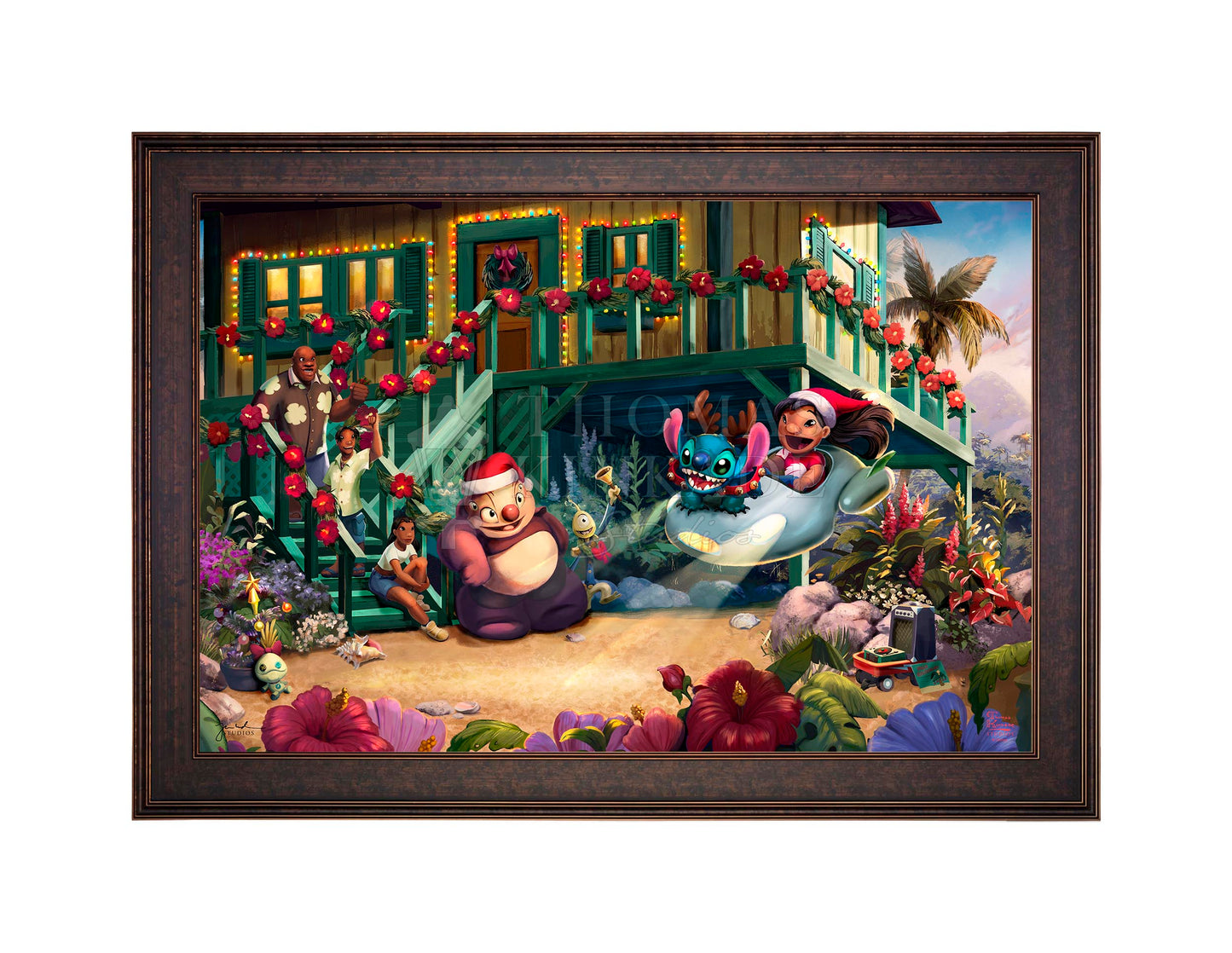 Disney Lilo and Stitch Aloha Christmas - Limited Edition Canvas