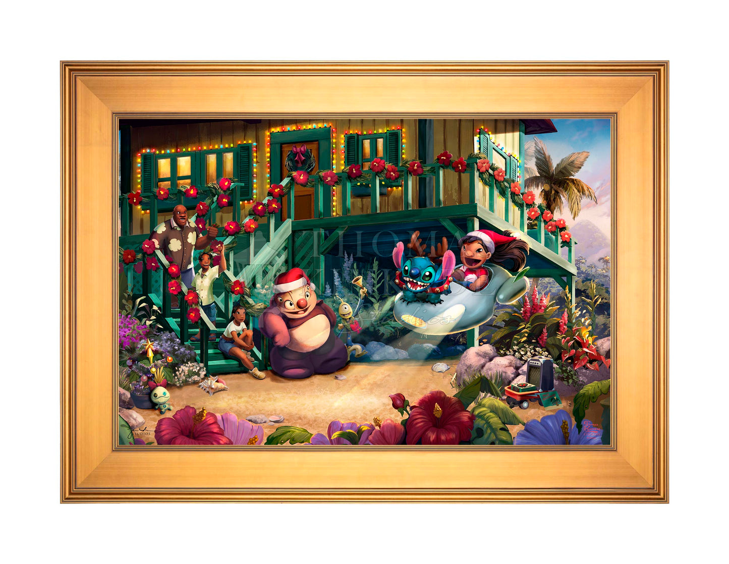 Disney Lilo and Stitch Aloha Christmas - Limited Edition Canvas