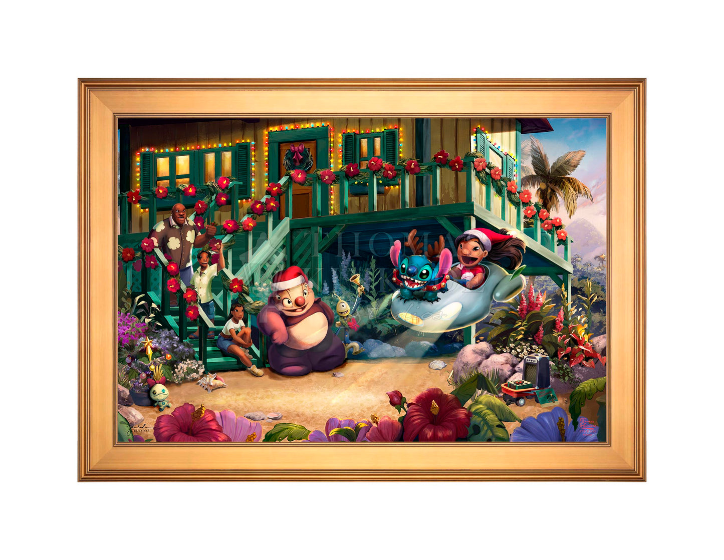 Disney Lilo and Stitch Aloha Christmas - Limited Edition Canvas