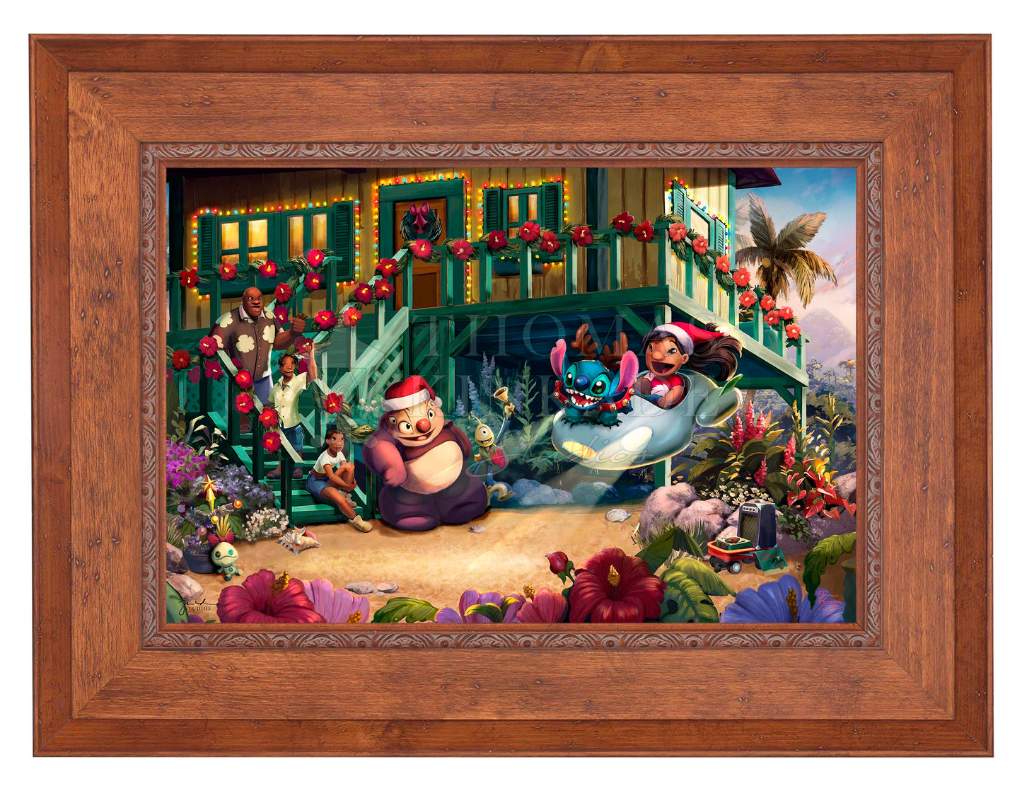 Disney Lilo and Stitch Aloha Christmas - Limited Edition Canvas