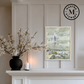 Martha Stewart Skylands | New England Estate Landscape II | Framed Historic Landscape Watercolor | Estate Wall Art