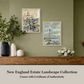 Martha Stewart Skylands | New England Estate Landscape II | Framed Historic Landscape Watercolor | Estate Wall Art