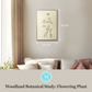 Martha Stewart Skylands | Woodland Botanical Study: Flowering Plant | Framed Vintage Botanical Illustration | Estate Wall Art