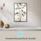 Martha Stewart Skylands | Woodland Botanical Study: Bramble | Framed Vintage Botanical Illustration | Estate Wall Art