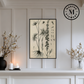 Martha Stewart Skylands | Woodland Botanical Study: Wildflower | Framed Vintage Botanical Print | Estate Study Décor