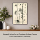 Martha Stewart Skylands | Woodland Botanical Study: Wildflower | Framed Vintage Botanical Print | Estate Study Décor