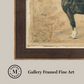 Martha Stewart Skylands | Equine Portrait Study | Framed Vintage Horse Illustration | Historic Estate Wall Art