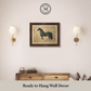 Martha Stewart Skylands | Equine Portrait Study | Framed Vintage Horse Illustration | Historic Estate Wall Art