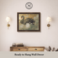 Martha Stewart Skylands | Waterfowl Study: Swan | Framed Vintage Swan Illustration | Historic Estate Wall Art