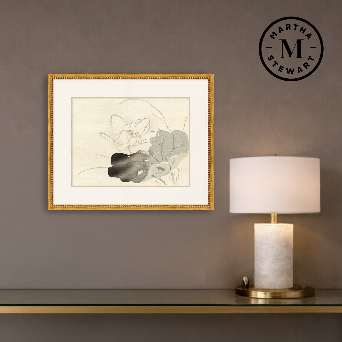 Martha Stewart Perry Street | Modern Botanical: Orchid Study | Framed Contemporary Wall Art