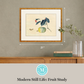 Martha Stewart Perry Street | Modern Still Life: Fruit Study | Framed Contemporary Botanical Art