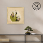 Martha Stewart Perry Street | Craft Inspired Composition | Framed Contemporary Mixed Media Art