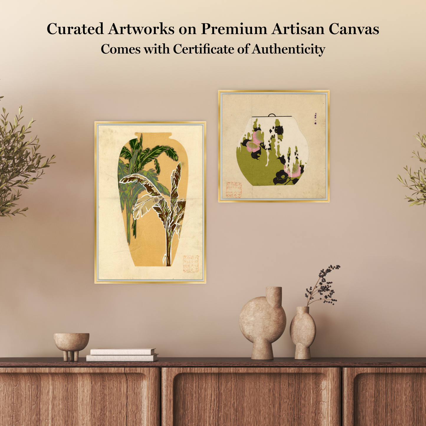Martha Stewart Perry Street | Craft Inspired Composition | Framed Contemporary Mixed Media Art