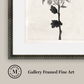 Martha Stewart Perry Street | Modern Floral Study I | Framed Black and White Contemporary Art
