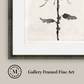 Martha Stewart Perry Street | Modern Floral Study II | Framed Contemporary Black and White Art