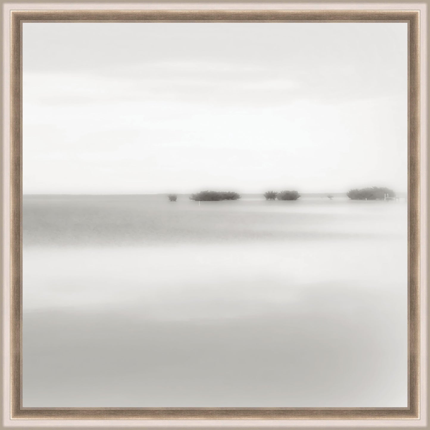 Martha Stewart Perry Street | Modern Abstract: Horizon Study | Framed Contemporary Minimalist Wall Art
