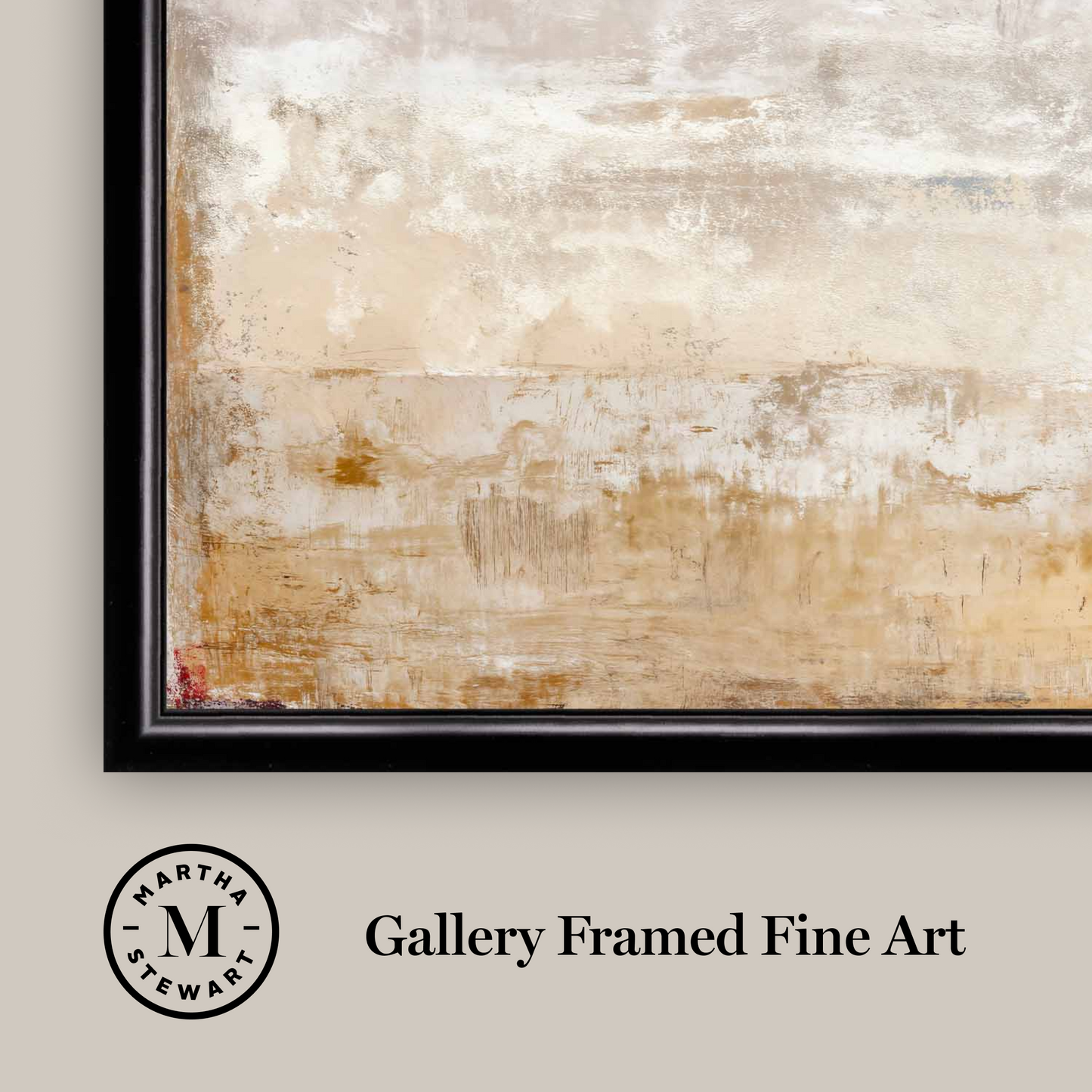 Martha Stewart Perry Street | Modern Abstract I | Framed Contemporary Textured Wall Art