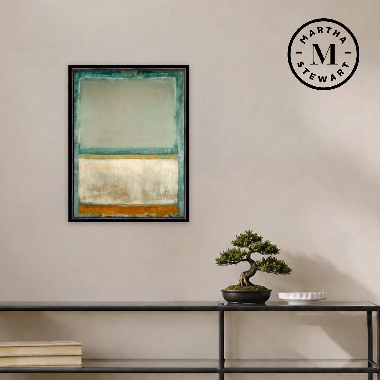 Martha Stewart Perry Street | Modern Abstract II | Framed Contemporary Color Field Art