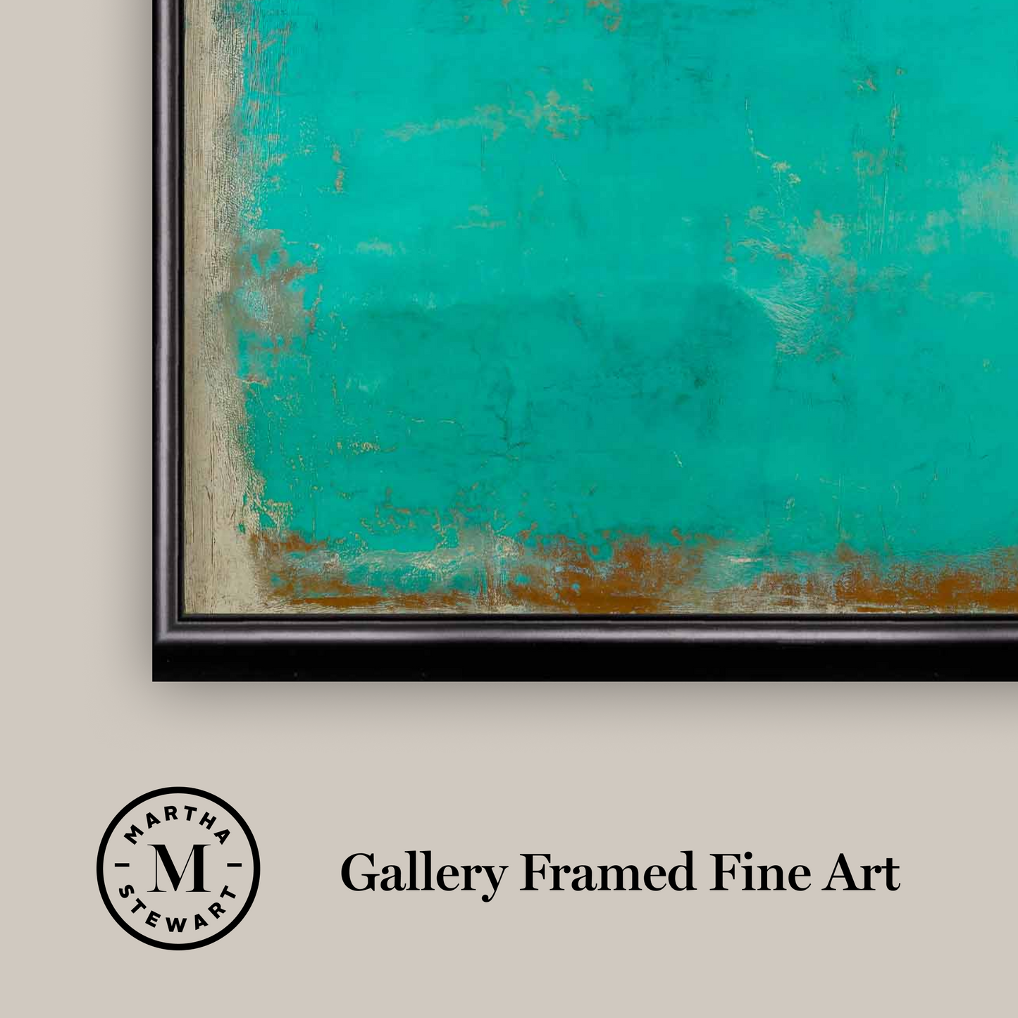 Martha Stewart Perry Street | Modern Abstract III | Framed Contemporary Coastal-Inspired Art