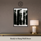 Martha Stewart Perry Street | Modern Abstract: Brush Study I | Framed Contemporary Black and White Art