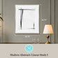 Martha Stewart Perry Street | Modern Abstract: Linear Study I | Framed Minimalist Wall Art
