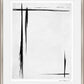 Martha Stewart Perry Street | Modern Abstract: Linear Study I | Framed Minimalist Wall Art