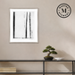 Martha Stewart Perry Street | Modern Abstract: Linear Study II | Framed Contemporary Minimalist Art