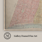 Martha Stewart Perry Street | Urban Map: District Grid Study | Framed Contemporary Map Art