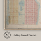 Martha Stewart Perry Street | Urban Map: Color Block District | Framed Modern Wall Art