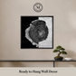Martha Stewart Perry Street | Modern Abstract: Woodcut Study IV | Framed Contemporary Minimalist Art
