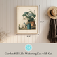 Martha Stewart Bedford | Garden Still Life: Cat in Garden | Framed Country Farmhouse Wall Art