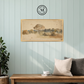 Martha Stewart Bedford | Pastoral Landscape: Tree Line | Framed Country Farmhouse Wall Art