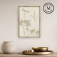 Martha Stewart Bedford | Shadow Botanical Study I | Framed Farmhouse Wall Art