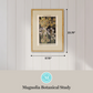 Martha Stewart Bedford | Magnolia Botanical Study | Framed Country Farmhouse Wall Art