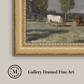 Martha Stewart Bedford | Pastoral Study: Grazing Cattle | Framed Country Farmhouse Wall Art