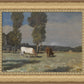 Martha Stewart Bedford | Pastoral Study: Grazing Cattle | Framed Country Farmhouse Wall Art