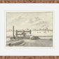 Martha Stewart Bedford | Winter Farm Scene | Framed Country Farmhouse Wall Art